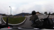 Vidéo 360° stabilisée - Baptême virtuel en Goldwing