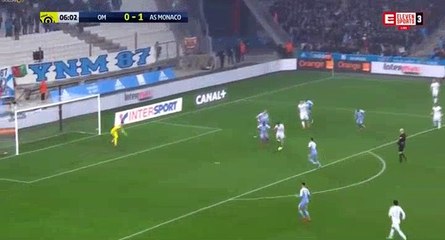 Adil Rami  Goal HD - Marseille	1-1	Monaco 28.01.2018