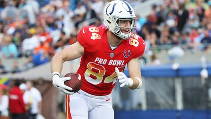 AFC runs an interesting flea-flicker, turning it into a tight end screen