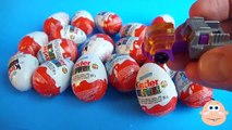 24 Kinder Surprise Eggs Unwrapping New Big Box of MARVEL Toys Opening & Unboxing