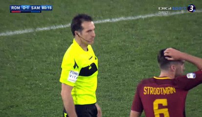 Duvan Zapata Goal - AS Roma 0-1 Sampdoria 28-01-2018