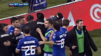 Roma - Sampdoria 0-1 GOAL Zapata 28-01-2018