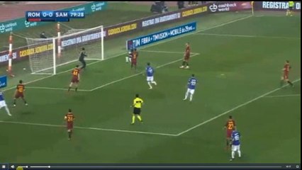 Zapata Goal - Roma vs Sampdoria 0-1 28.01.2018 (HD)