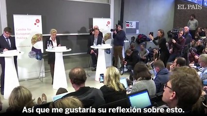 La profesora Wind ante Puigdemont ¿La democracia es solo votar o también respetar la ley”