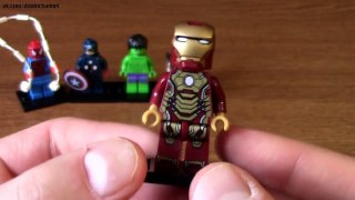 LEGO Marvel Deadpool Spider-Man Iron Man Captain America Hulk Loki Дэдпул Человек-Паук ЛЕГО Обзор