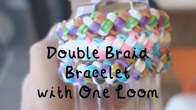 Rainbow Loom Tutorial: Double Braid Bracelet with One Loom