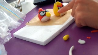 How to make fondant angry birds set tutorial / Jak zrobić zestaw angry birds z masy cukrowej