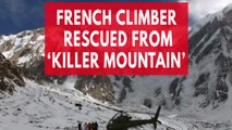 A climber was rescued from 'killer mountain', but her partner is still missing