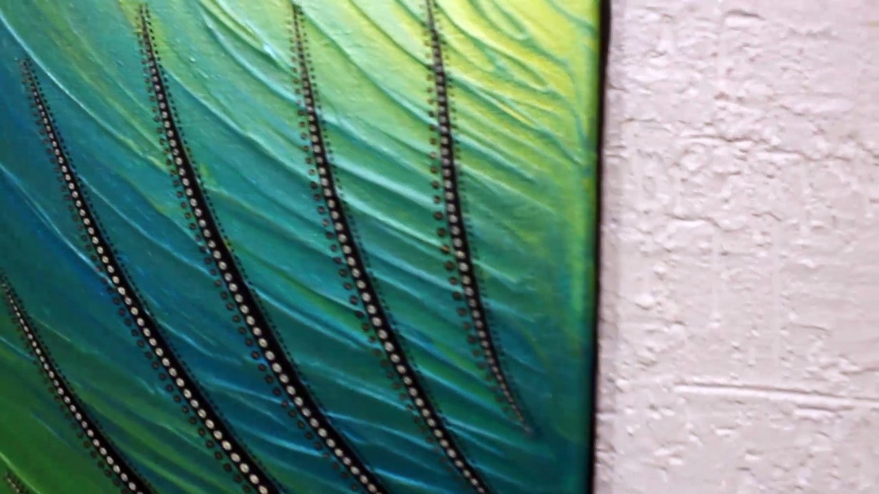 Peinture moderne : Algues abstraites.