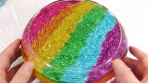 Combine All the Colors Glitter Slime Clay Learn Colors Slime Play Doh Icecream Toys