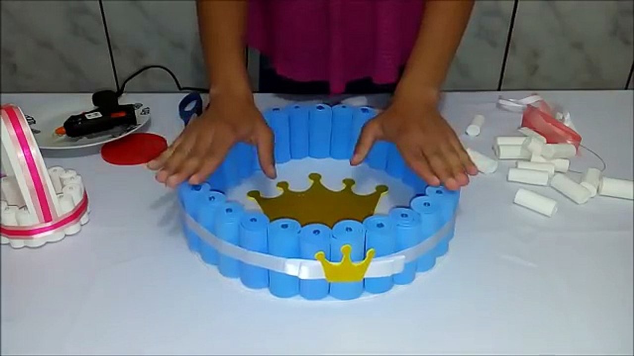 Como fazer cestinha de EVA para lembrancinha