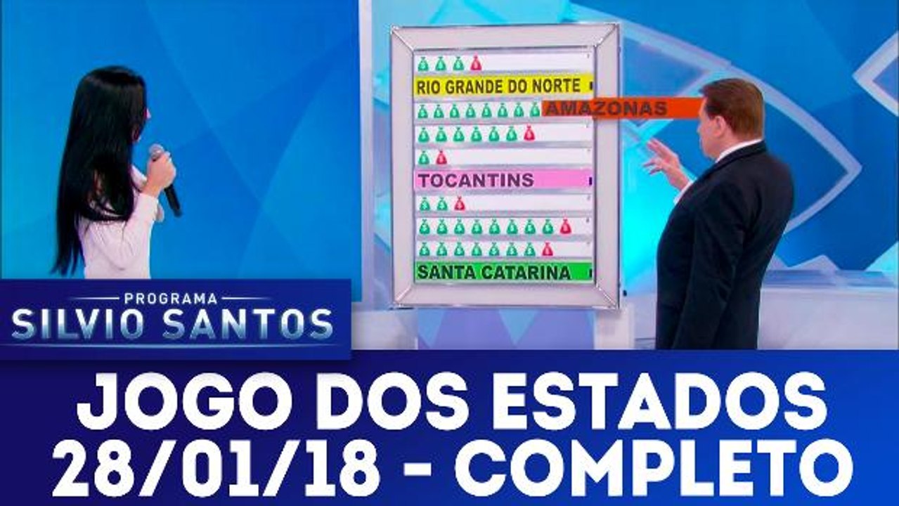 Jogo dos Estados - Programa Silvio Santos - 28.01.18