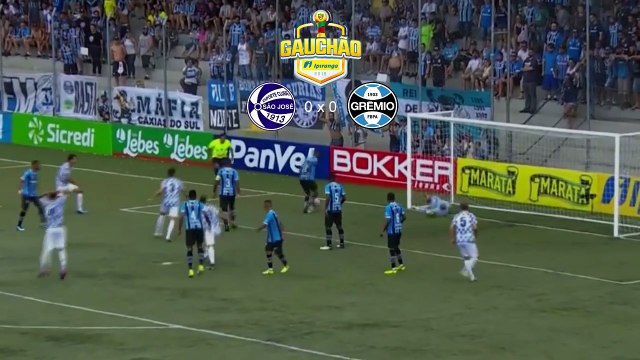 São José 2 x 0 Grêmio Melhores Momentos e Gols - Gauchão 2018