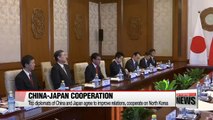 Top diplomats of China and Japan agree to improve relations, cooperate on North Korea
