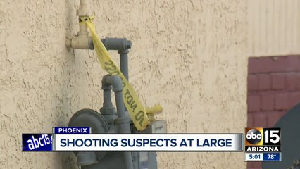 Man shot in Phoenix, two suspects still at large