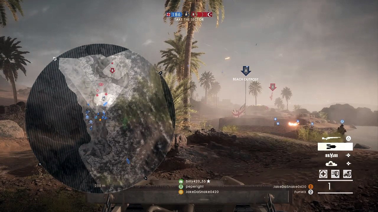 Battlefield 1 tank gameplay