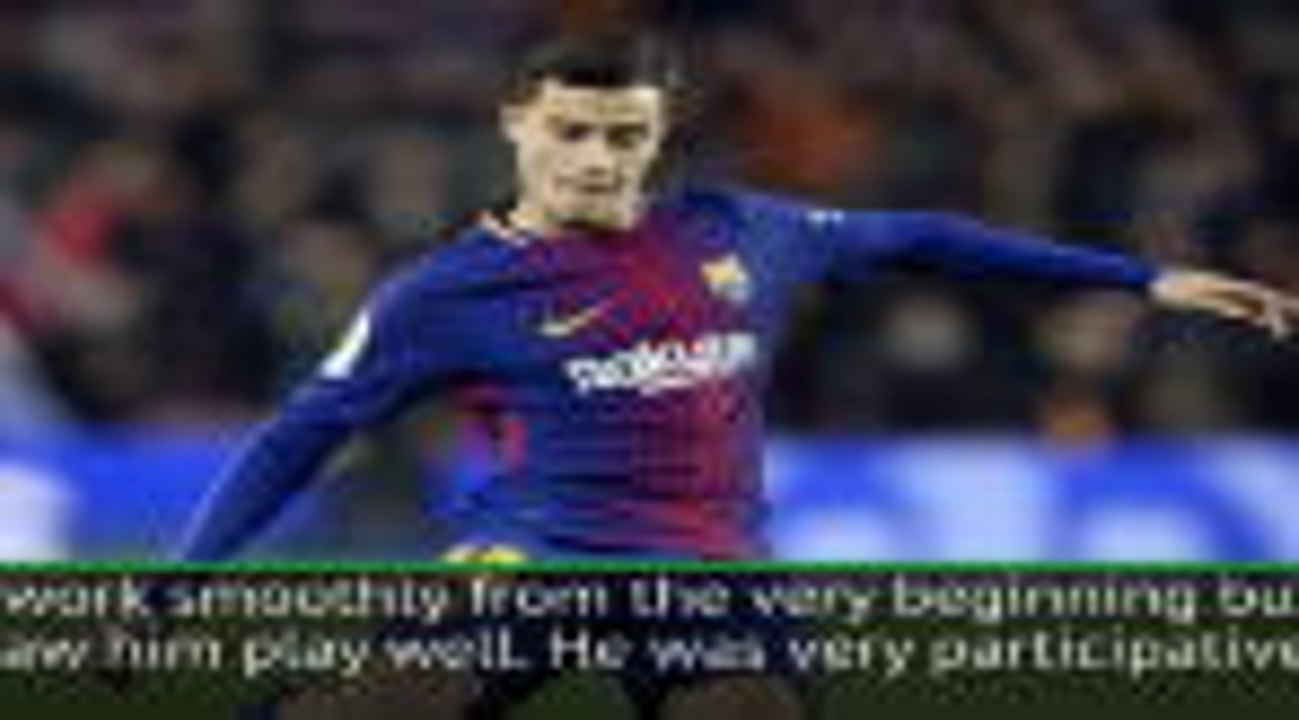 Countinho played well against Alaves - Valverde