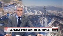 PyeongChang Winter Olympics certain to be largest Winter Games in history