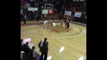 Crowd erupts over basketball buzzer-beater
