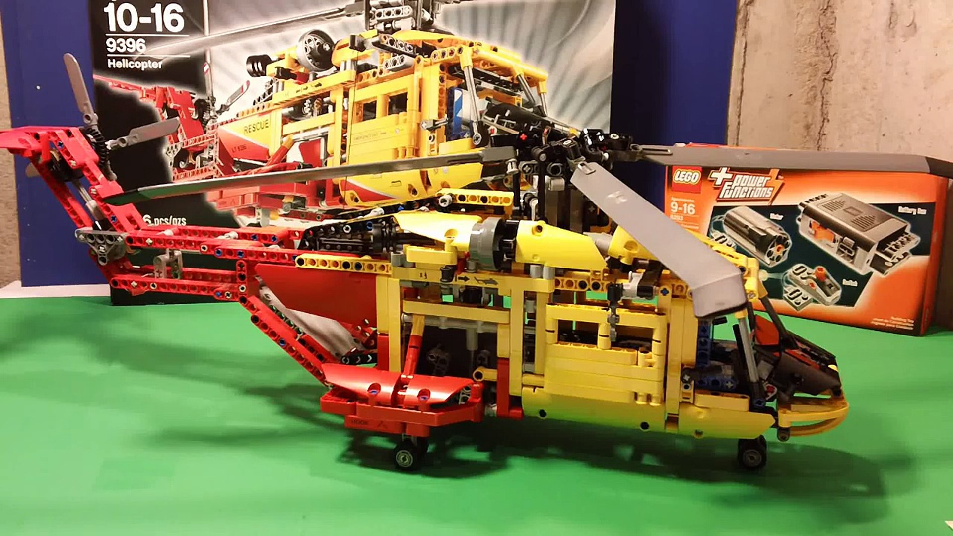 kølig Grønne bønner ved siden af LEGO Technic 9396 Helicopter Review - Vídeo Dailymotion