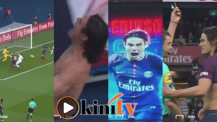 Edison Cavani pecah rekod penjaring terbanyak PSG