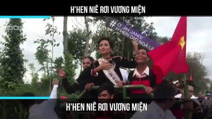 H'Hen Niê rơi vương miện vì xe công nông hết dầu