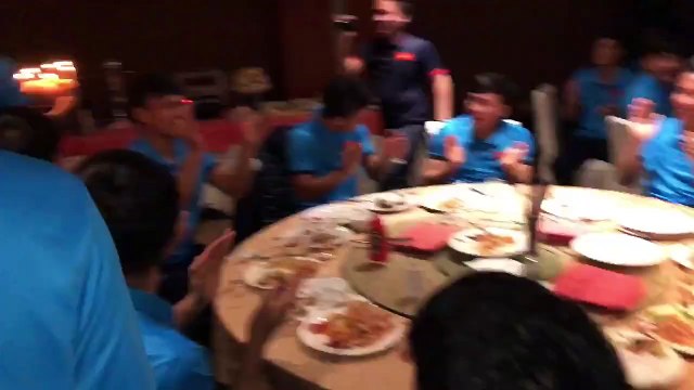 Sinh nhật đáng nhớ của Công Phượng và Đức Huy