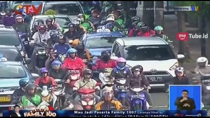 Sosialisasi Jalur Khusus Sepeda Motor di Thamrin