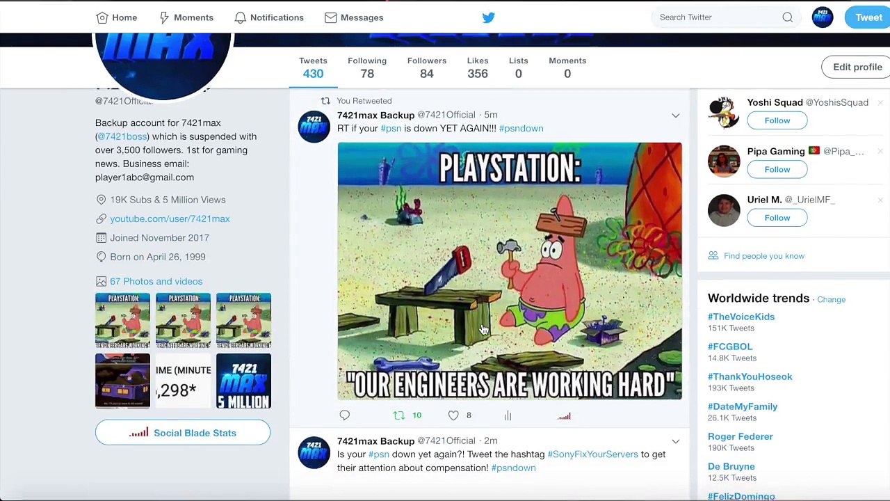 PSN DOWN AGAIN!!! (28th January 2018) - PSN DOWN (PS4 AND PS3)