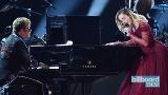 Elton John Performs Iconic 1971 Song 'Tiny Dancer' With Miley Cyrus at 2018 Grammys | Billboard News