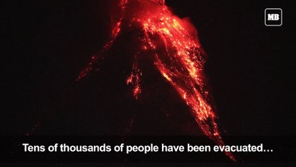Fearless Philippine farmers defy volcano anger