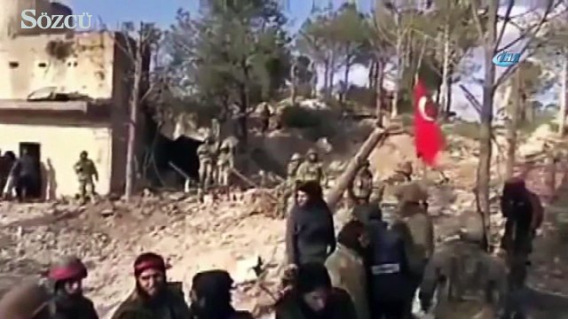 PYD’den temizlenen Burseya Dağı’ndaki tünel ve hendeklerin görüntüleri ortaya çıktı