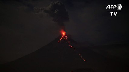 TIMELAPSE: Millions of tonnes of ash from Philippine volcano