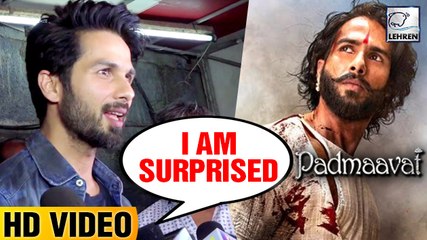Shahid Kapoor SURPRISED About Padmaavat Box Office Collection