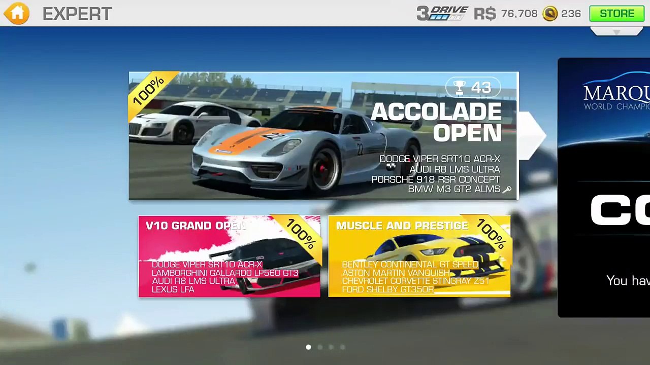 Real Racing 3 (Cheat) Farming R$ & Fame in Expert Category