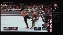 WWE 2K18 Royal Rumble 2018 Tag Titles 2 out of 3 The Usos Vs Gable Benjamin