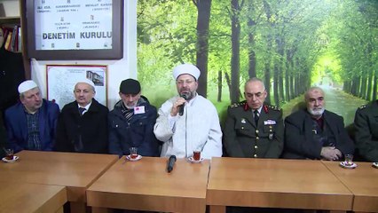 Erbaş'tan, Afrin şehidi Mehmethan'ın ailesine taziye ziyareti - İSTANBUL