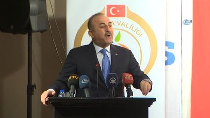 Dışişleri Bakanı Çavuşoğlu'ndan " (Afrin Açıklaması) Kimsenin Toprağında Gözümüz Yok"