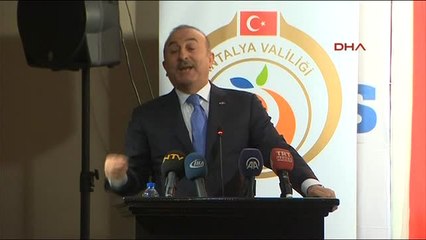 Antalya-Dışişleri Bakanı Çavuşoğlu Antalya'da Muhtarlara Hitap Etti