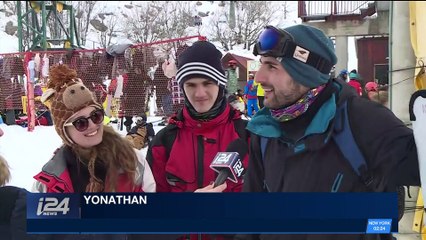 Ouverture de la station de ski du mont Hermon