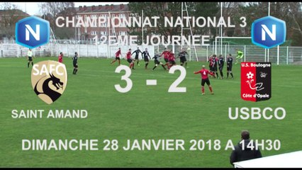 [NATIONAL 3] J12 Résumé Saint Amand - USBCO