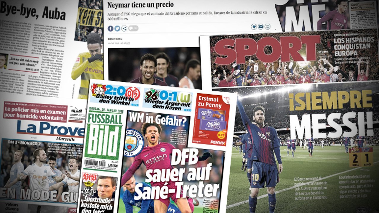 Anthony Modeste pour remplacer Aubameyang au BvB, Pep Guardiola monte au créneau pour Leroy Sané