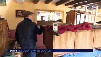 Sâone : avec la décrue, les dégâts apparaissent