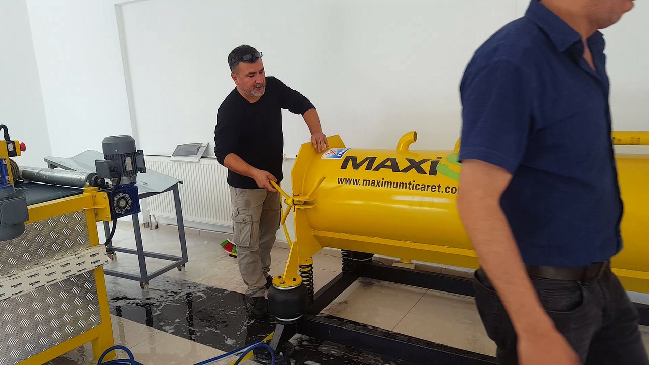 otomatik halı yıkama makinası,halı sıkma makinası  maxis