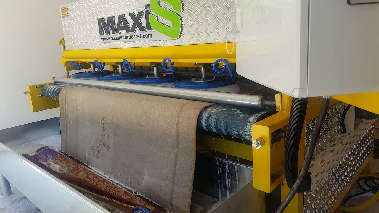 otomatik halı yıkama makinası,halı sıkma makinası  maxis