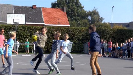 minivoetbal tornooi eerste graad