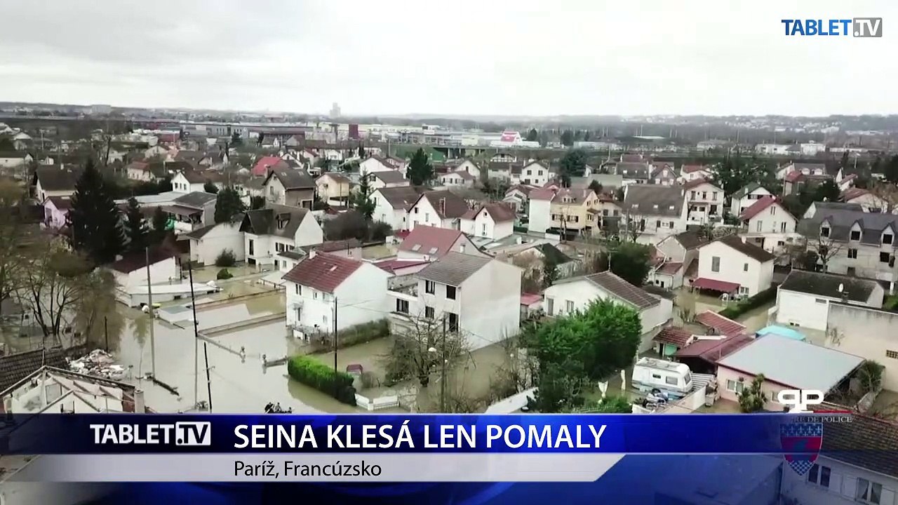 Rieka Seina v Paríži kulminovala s hladinou vo výške 5,84 metra