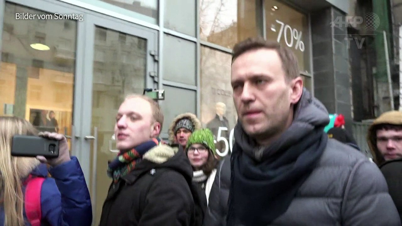 Kremlkritiker Nawalny nach Festnahme wieder frei
