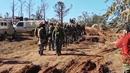 Mehmetçik Burseya Dağında EYP temizliyor