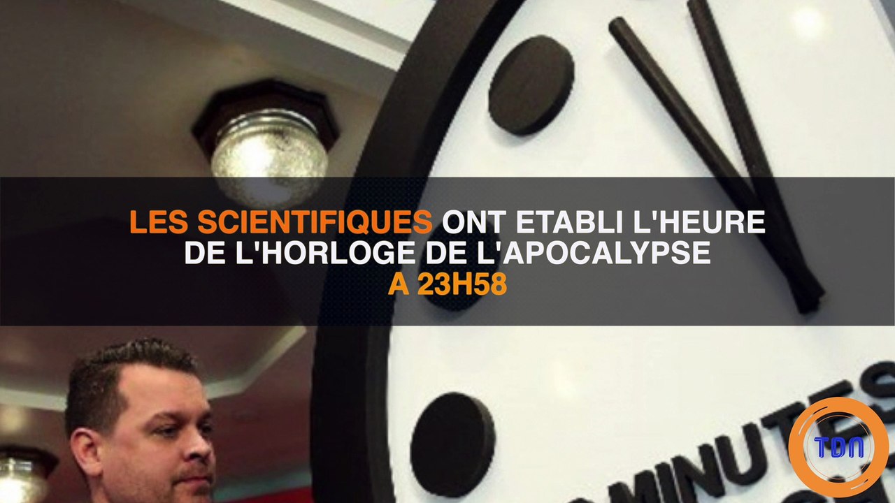 L'horloge est à 23h58